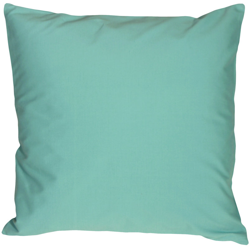 Housse et coussin à recouvrir carré Caravan, H 20 po x l 20 po x P 6 po, Turquoise