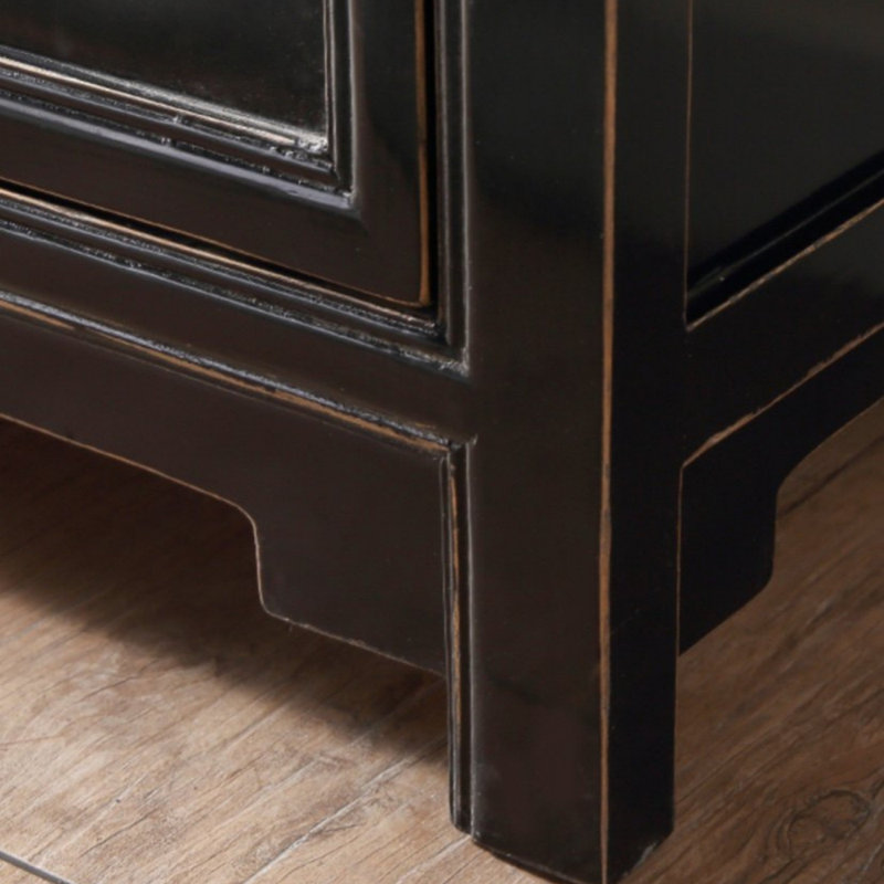 Classical Simple Sideboard, Black