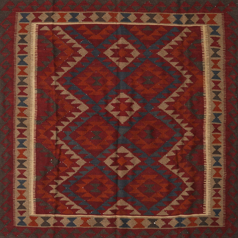 Yepez Southwestern Indoor Rug, Round 5'