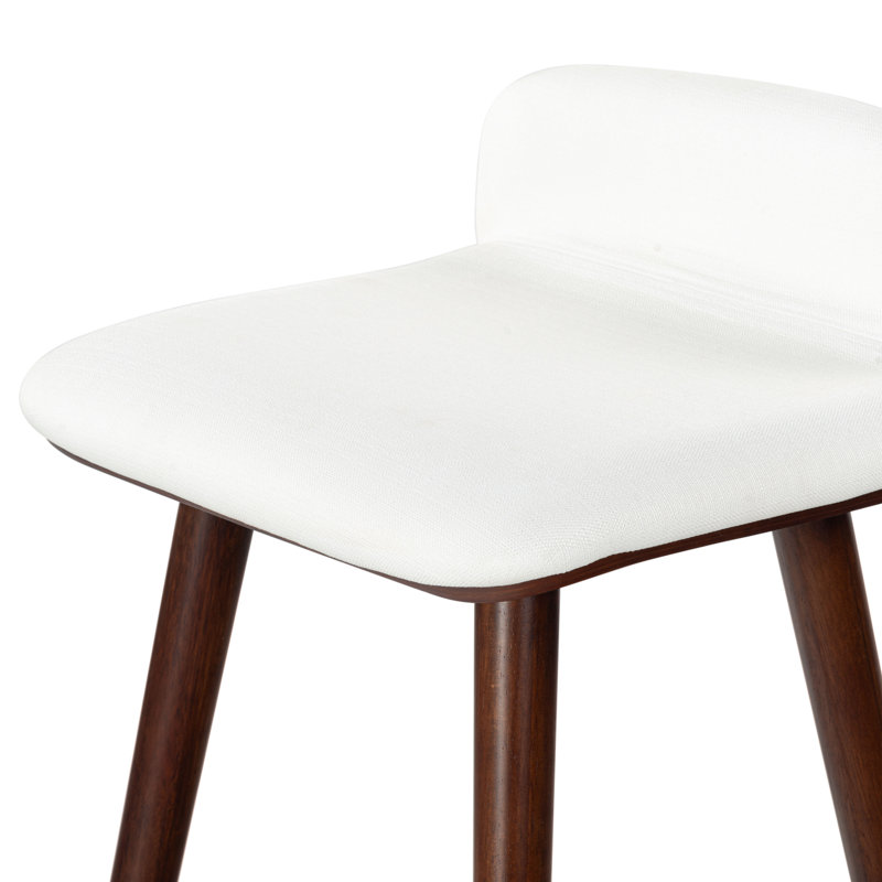 Tabouret Vanya, Blanc, Petit tabouret - 28 po