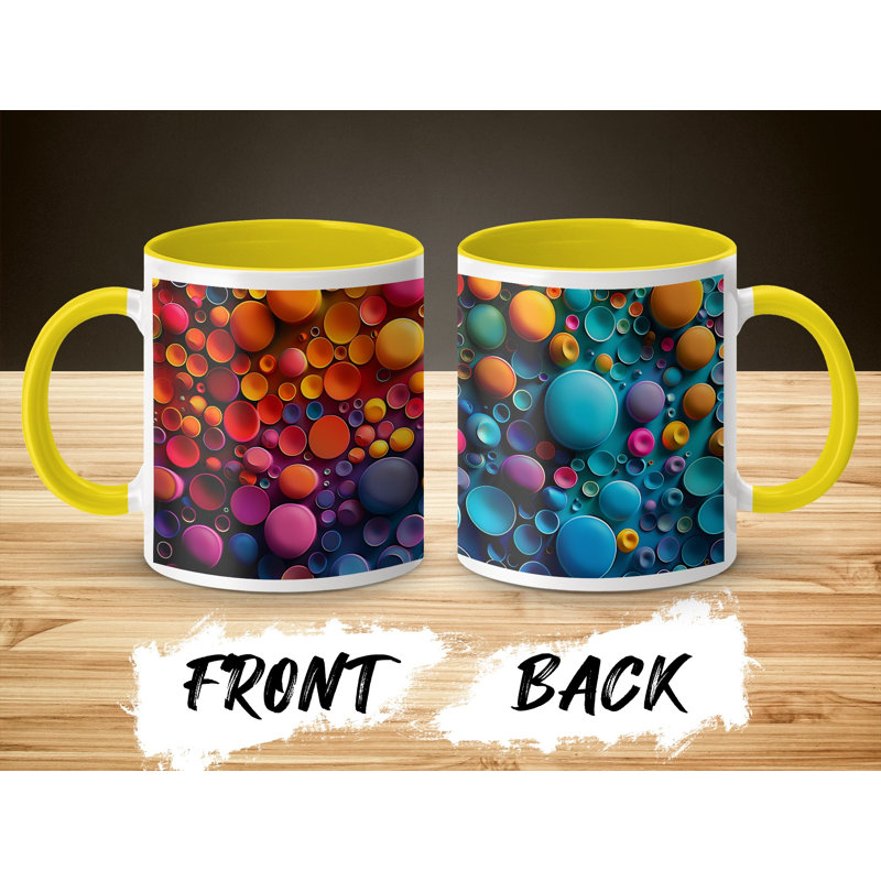Ceramic Coffee Mug, Yellow