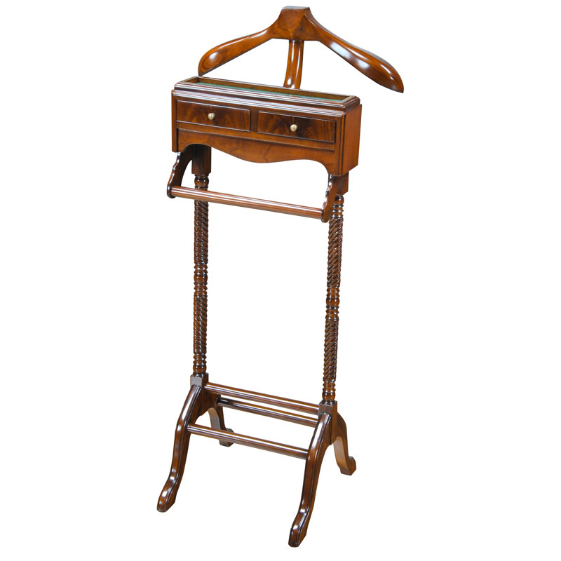 Solid Wood Freestanding Valet Stand