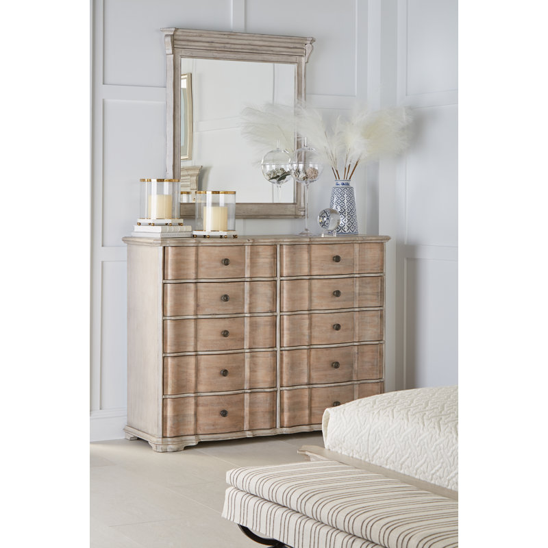 Commode double 10 tiroirs Alcove
