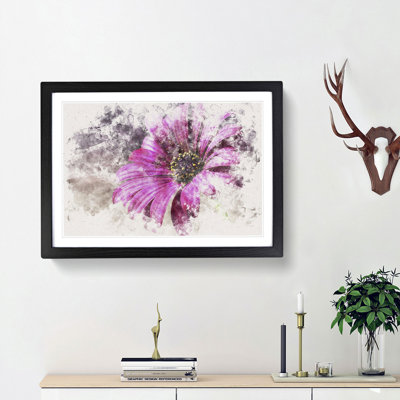 Purple Daisy - Framed Print