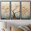 Arbre avec fleurs blanches Morning Glory - ensemble de reproductions d'art mural arbre floral-108316864-108316868