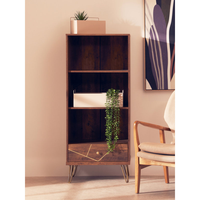 140cm H x 60cm W Iron Bookcase