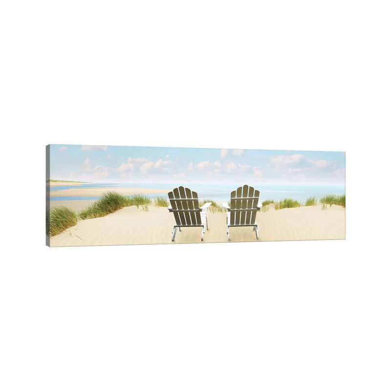 Beachscape Panorama VI by James McLoughlin - Wrapped Canvas Panoramic Print, 30.48cm H x 91.44cm W x 1.91cm