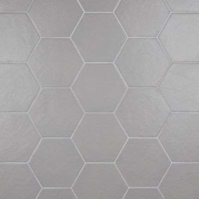 Carreau de porcelaine hexagonal 7 po x 8 po