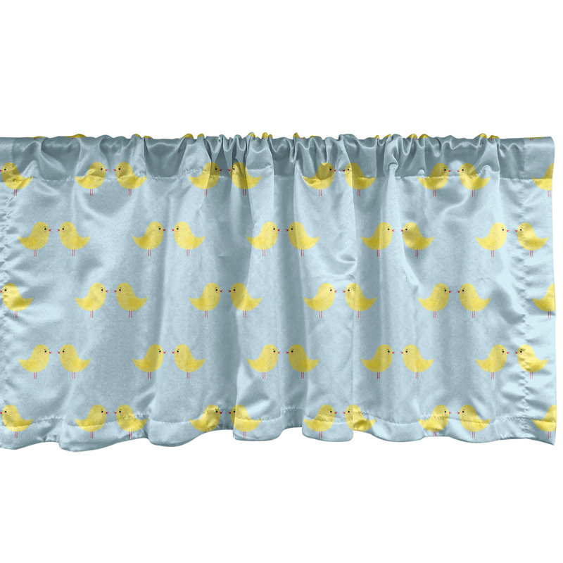 Ensemble de 2 cantonnières romantiques 54 "X 18" Ambesonne