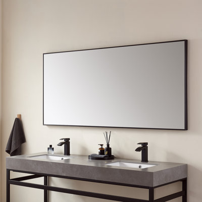 Wallace Metal Flat Wall Mirror