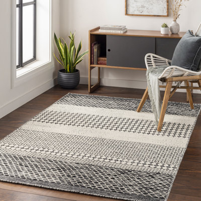 Moroccan Wool Hand Woven Area Rug