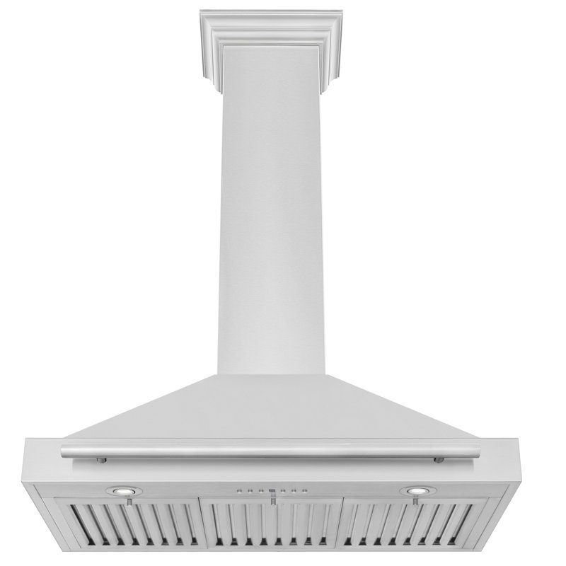 36" 400 CFM Ducted Wall Mount Range Hood, Stainless Steel