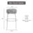 Upholstered Counter Stool with Metal Frame-734795360-734795364