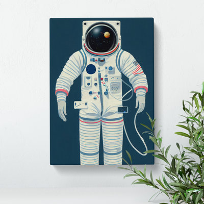 Portrait Of An Astronaut - Wrapped Canvas
