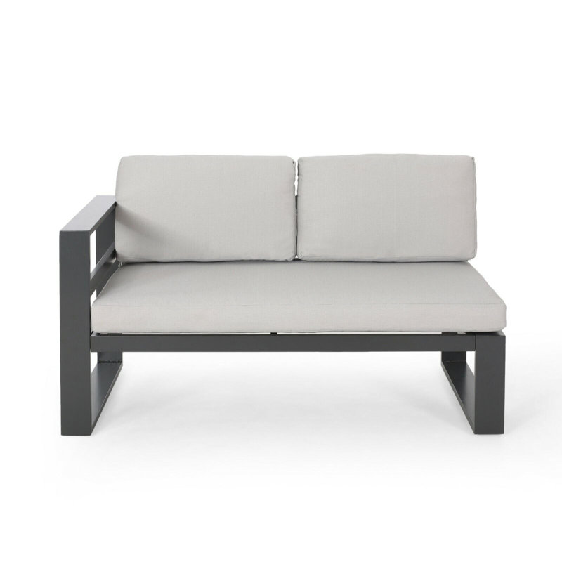 Canapé modulaire d'extérieur en aluminium Dursley