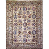 Transitional One-of-a-Kind Rectangle 7'11" X 10'6" Hand Knotted Area Rug