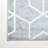 Mashawna Blocks Modern Geometric Light Blue/White Rug-1094628304