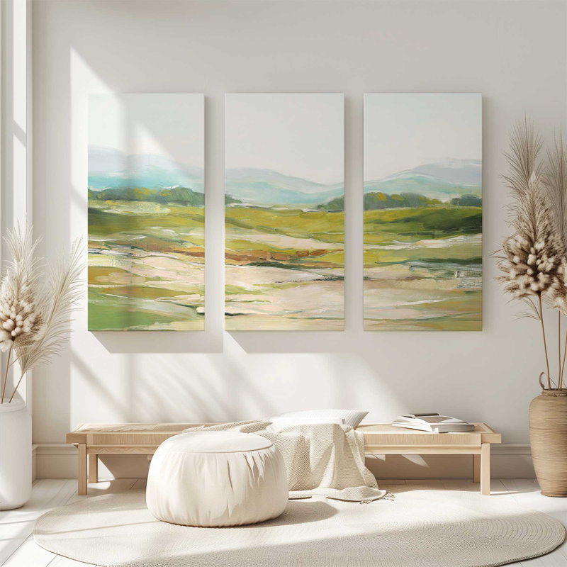 Loyal Daydreamers | 3 Panel Split Large Canvas Print | Combined Size 40" x 60", H 40 po x l 60 po