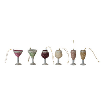 Ornements de boissons multicolores fabriqués à la main