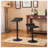 Adjustable Height Bar Table And 2 Chrome Adjustable Swivel Stools Set-1560703824-1560703831-1574702951