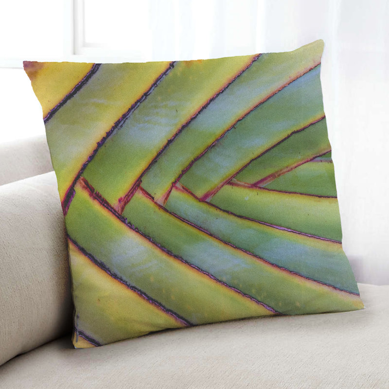 Coussin Plants Leaves 111, Microsuède