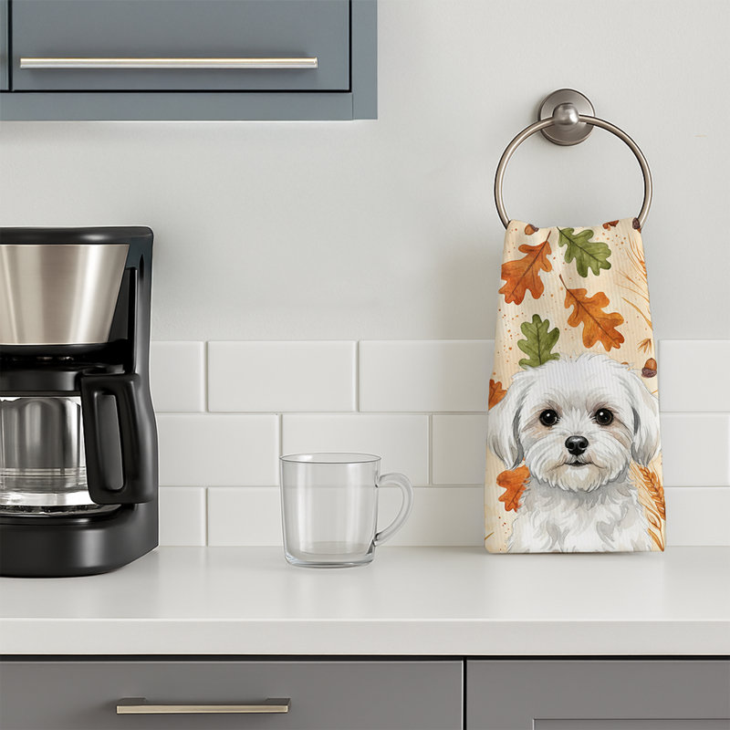 Serviette de cuisine tricolore Sheltie, Maltais