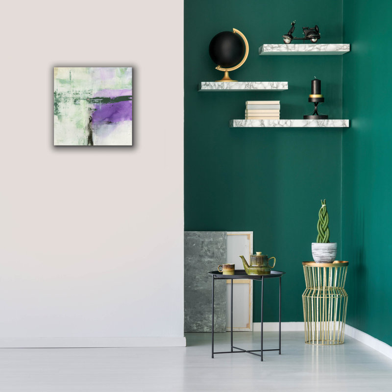 «Autre monde Ii» par Michelle Oppenheimer, art mural sur toile, 37 po x 37 po, H 18 po x l 18 po x P 0,75 po