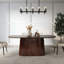 Solid Wood Base Dining Table