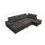 Canapé modulaire en U de 128 po avec repose-pieds et canapé modulaire réversible de 7 places avec siège de rangement, ensembles de canapés de salon avec appui-tête réglable