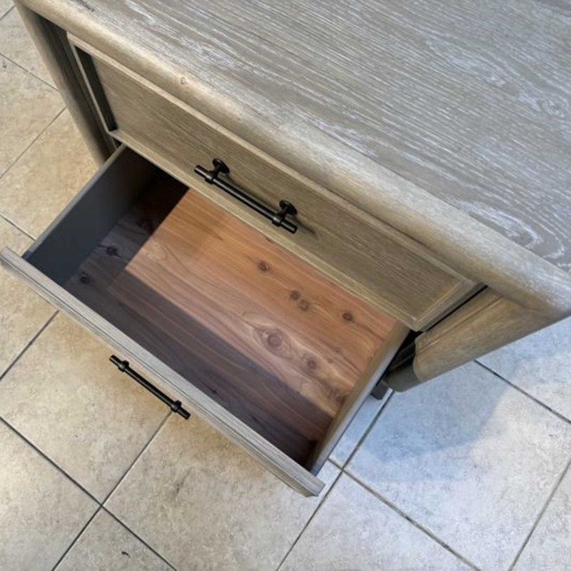 Table de chevet 2 tiroirs Durgin