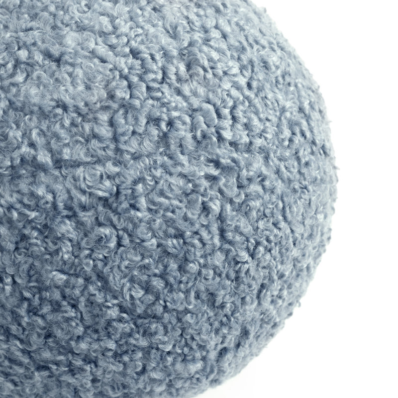 Coussin Neo Boucle, Bleu