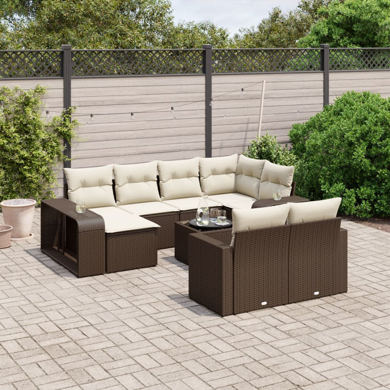 Ensemble de canapé de jardin Vidaxl