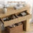 47'' Modern Fluted Console Table with 2 Drawer-126645284