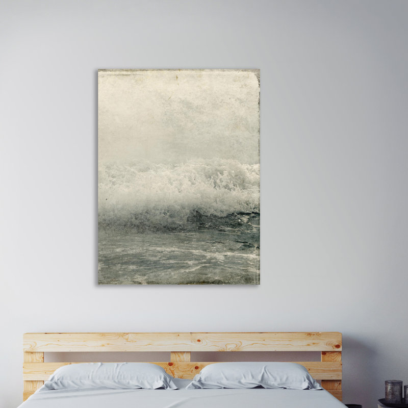 Ocean Waves 2 by Kimberly Allen - Wrapped Canvas Painting, 122 cm H x 91 cm W x 4 cm D