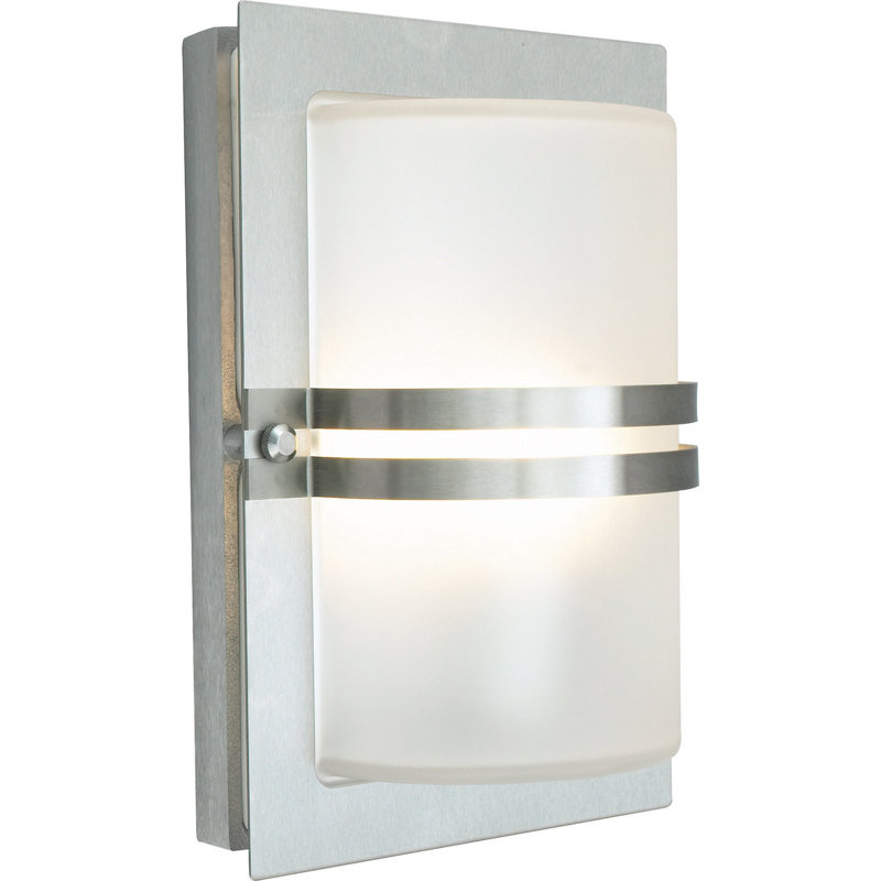 Basel Flush Mounted Sconce, Black, Matt opal, G24d 13W