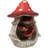 Fairy Garden Red Spotted Toadstool Mushroom Cottage Backflow Incense Burner