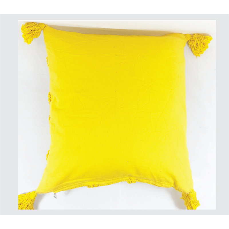 Jermeshia Tassels Cotton Pillow Cover
