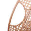 Elegant Arc Back Hanging Egg Chair