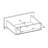 Taahir 2-Drawer Bedside Table with Open Shelf 40 cm Cashmere
