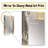 Golden Abstract - Abstract Unique Wall Mirror, Modern Mirror, Printed Metal Art-12010512