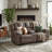 Windsley Reclining Loveseat with Console