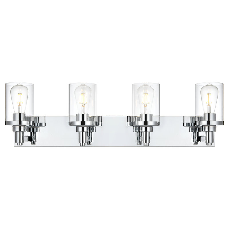 Éclairage pour meuble-lavabo à intensité variable Abbotsbury, Chrome, 4