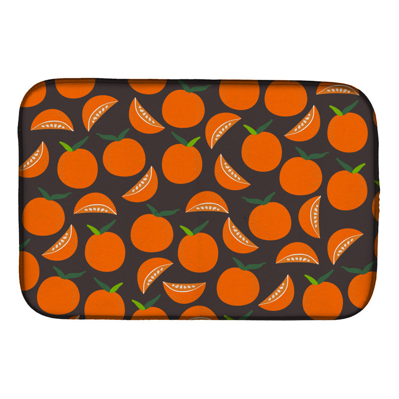 Tapis de séchage oranges