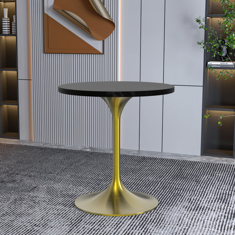 Table de salle à manger Heatherton, Noir, noir, noir, noir,  29.34" H x 27.55" W x 27.55" D