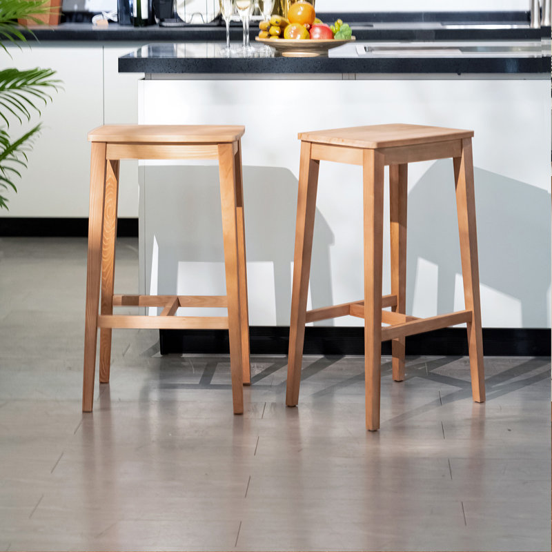 Perseus Solid Wood Counter Stool