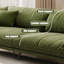 70.87" Green Velvet Standard Sofa cushion couch-108839972