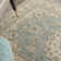 Tapis ivoire / bleu en laine Freret