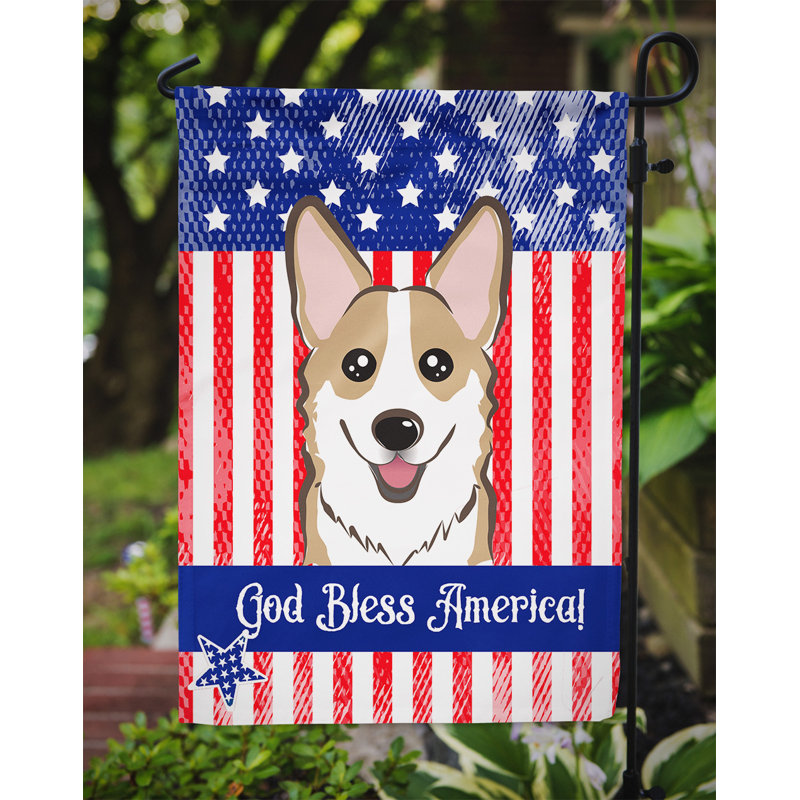 Drapeau de jardin Leighanne, Corgi (vison)