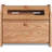 Bread Box, Solid Wood Oak Bread Box for Kitchen Countertop, Double Layer Bread Container for Bread Storage, Large Capacity Breadbox with Clear Window, Pre-assembled-1842991407