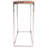 Console Table With Recycled Wood Top And Fashionable Stainless Steel Legs Elegance Style